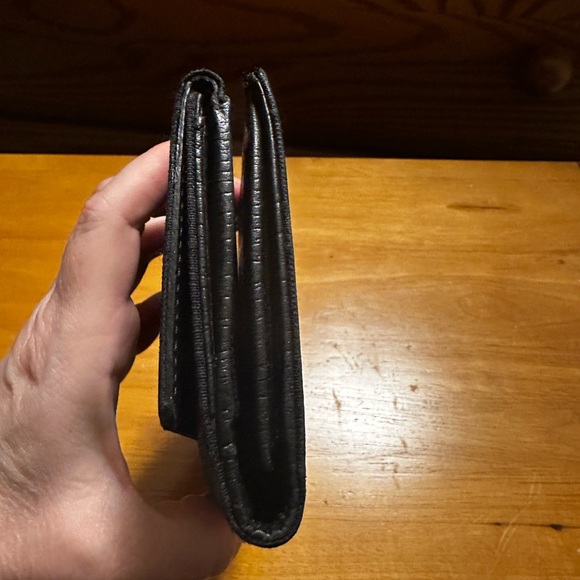 Gucci Black Canvas & Leather Wallet with Gold Horsebit Accent - Picture 5 of 9